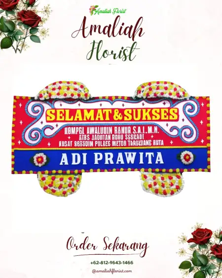 Papan Bunga Ucapan Selamat btp